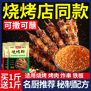 烧烤蘸料撒料烤肉调味料家用孜然粉椒盐辣椒粉干料淄博烧烤料商用