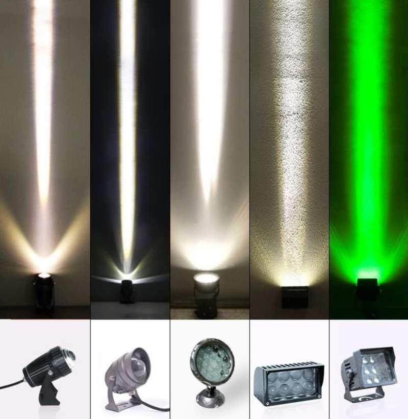 led一束光射灯照射灯防水工地围墙园林光束直射大厦墙体照树外墙