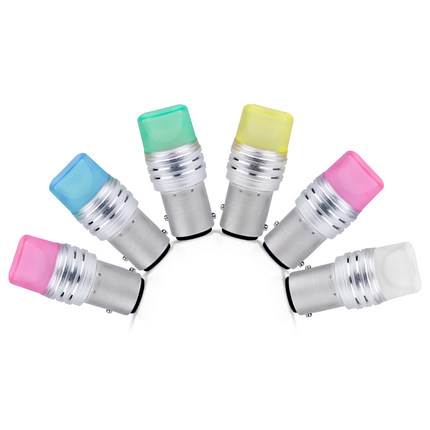 Pin phụ kiện xe máy đèn hậu xe máy led nhấp nháy sửa đổi phanh nhấp nháy bóng đèn trang trí xe điện - Phụ tùng xe máy đĩa xe máy