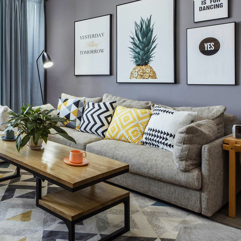 北欧沙发抱枕客厅靠背靠枕套轻奢现代简约汽车办公室护腰靠垫定制,居家布艺,靠垫/抱枕,淘宝优惠券,粉丝福利购,淘宝优惠卷