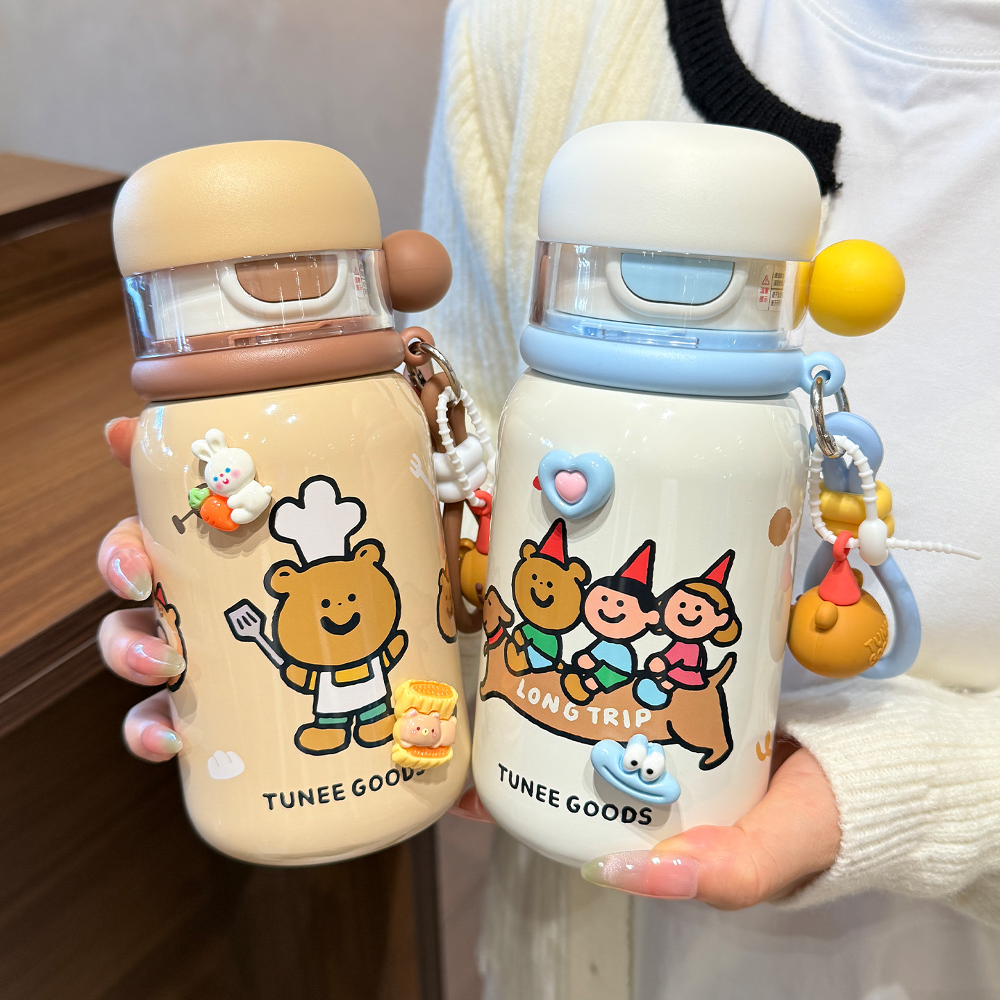 三饮保温杯带盖儿童学生316水壶