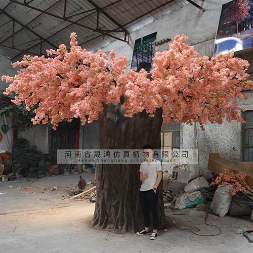仿真樱花树假桃树许愿树婚庆大型假树装饰梅花酒店摆件仿真桃花树