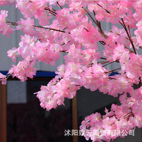 仿真梨花树商场影楼装饰树仿真假树枝客厅许愿树桃花树樱花树
