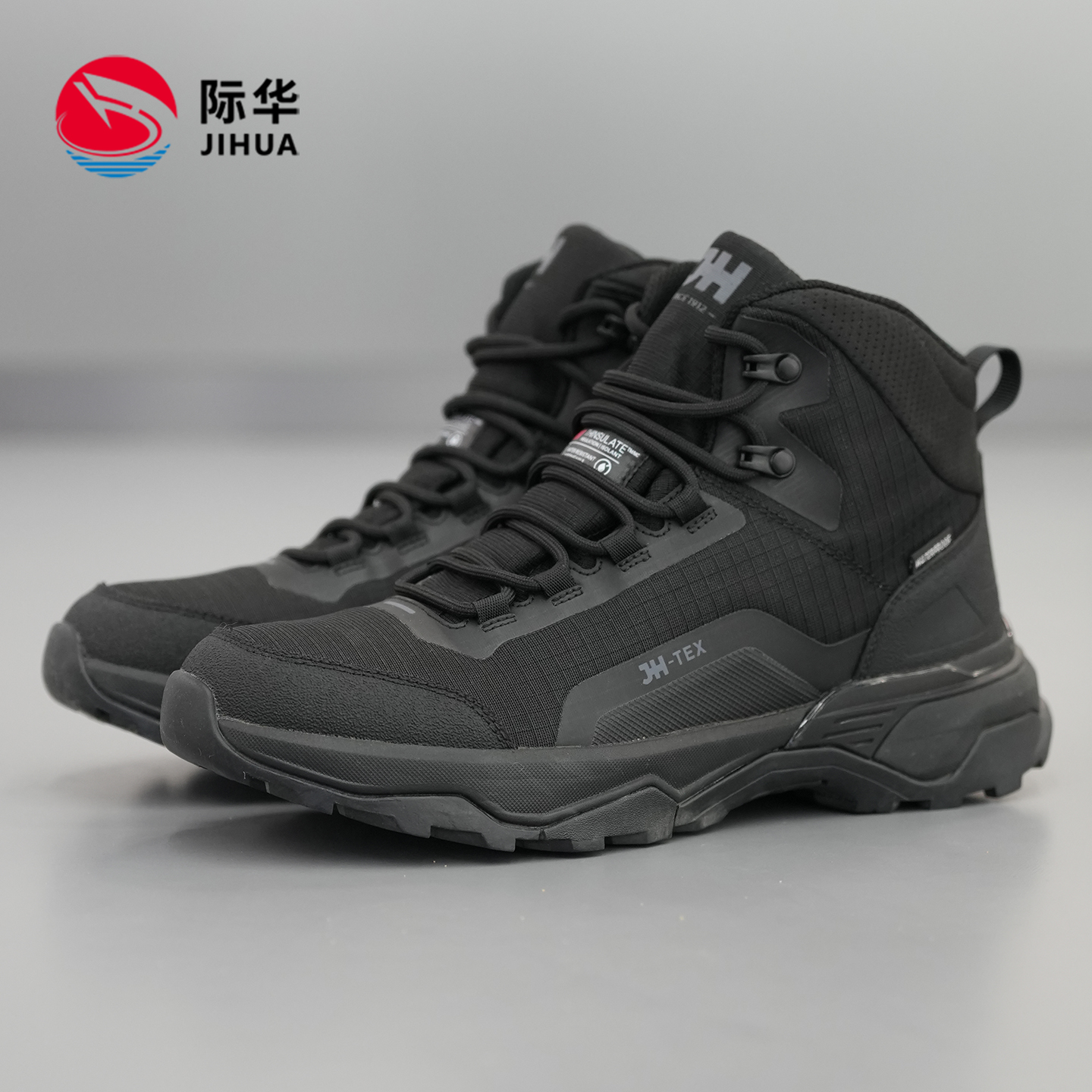 际华新款耐磨保暖透气户外野营中帮鞋子防水越野运动徒步登山鞋男
