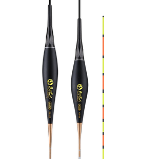 民间艺人咬钩变色漂尾夜光鱼重力感应电子浮漂尾日夜两用夜光漂尾