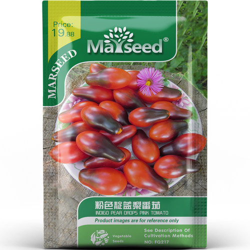 珍稀粉色靛蓝梨番茄种子种苗独特梨形樱桃蔬菜爽脆多汁高产 B005