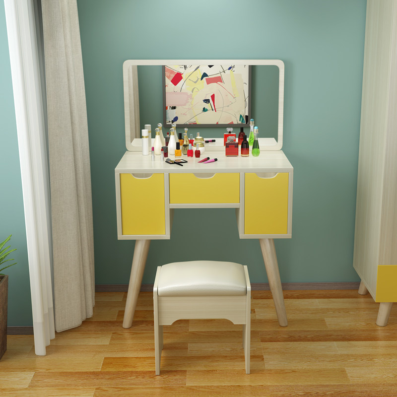 北欧梳妆台 卧室小户型网红ins风化妆台现代简约经济型简易化妆桌|ruв категории жилой мебели, Таблица класса, комод/стол - от Buy2taobao.com для оказания профессиональной услуги покупки агента Taobao