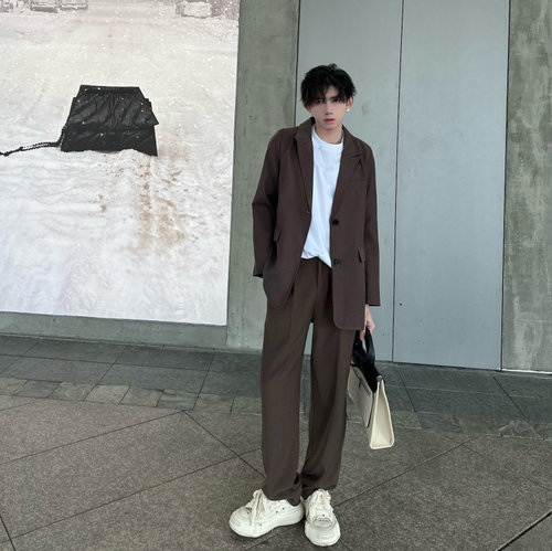 19 STUDIO西装徐洛淇工作室npc旋律风车南鹤大码西服套装