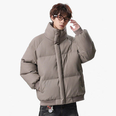 MPstudios原创男装第四十九天GOODBAI阿茶与阿古美式PU皮棉服外套