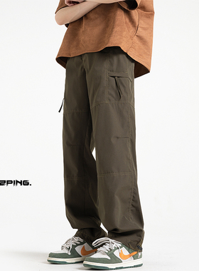 MPstudios原创男装pd大人阿古与阿茶bdls无界美式宽松大码冲锋裤