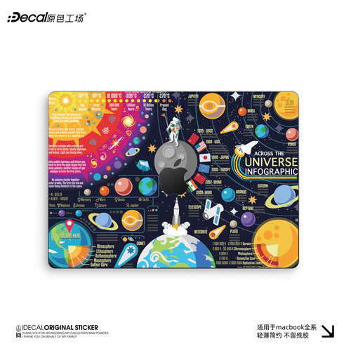 IDECAL天文宇宙防刮MacBook贴膜