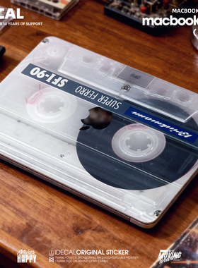 原色工场ins同款网红贴纸磁带伪装适用于20款苹果笔记本MacBookM2air13pro15.6寸新21款pro1416复古磁带简约