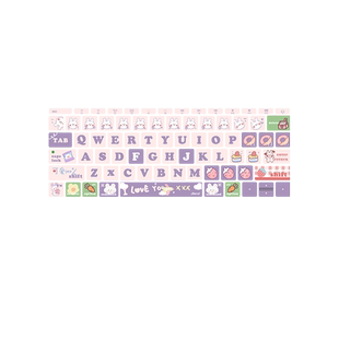 原色工场适用MacBook键盘膜按键贴air13pro14pro16寸防尘键盘罩touchbar15防水键盘硅胶膜个性12寸笔记本