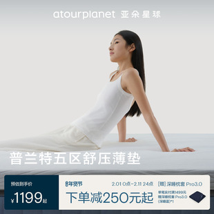 亚朵星球五区舒压垫可折叠护脊舒适薄垫床垫软垫子家用宿舍榻榻米
