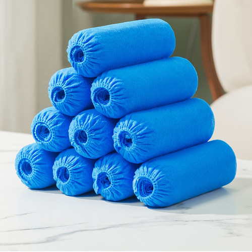 鞋套一次性室内家用加厚防滑儿童学生无纺布机房脚套客人耐磨来客