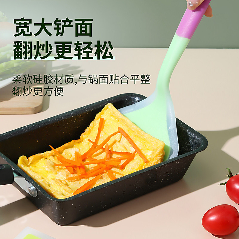 烙煎饼硅胶铲耐高温不粘锅玉子烧刮板专用铲子刮刀厨房锅铲