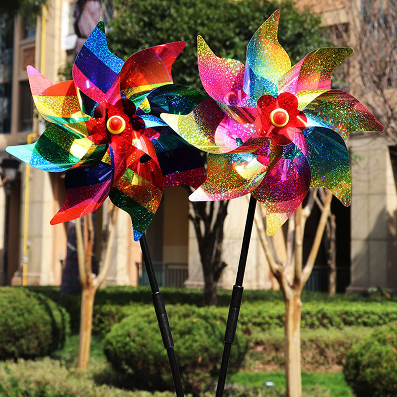 风车装饰彩色旅行户外旋转彩色幼儿园塑料儿童手持大型风车玩具,玩具/童车/益智/积木/模型,风车,淘宝优惠券,粉丝福利购,淘宝优惠卷