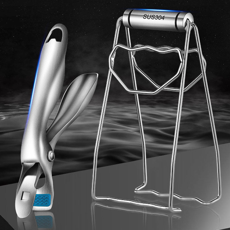 304不锈钢防烫夹取碗夹蒸菜夹盘子碗器抓砂锅家用提盘器防滑硅胶,厨房/烹饪用具,厨用取碗/盘夹,淘宝优惠券,粉丝福利购,淘宝优惠卷