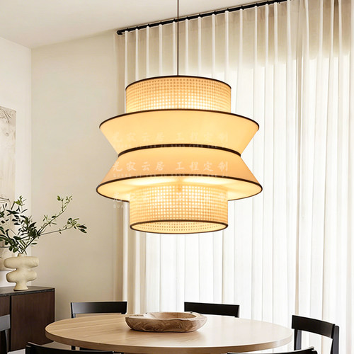 新中式餐厅吊灯中国风复古禅意民