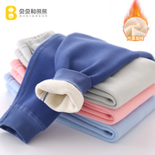 宝宝保暖裤 子 男童德绒发热秋冬儿童加绒裤 加厚秋裤 女童内穿打底裤