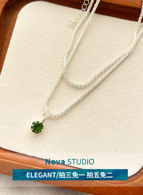 2026新款高级感波光粼粼锁骨链