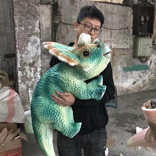 大型仿真恐龙会动拼音同款手偶霸王龙摆件景区户外发声模型厂家