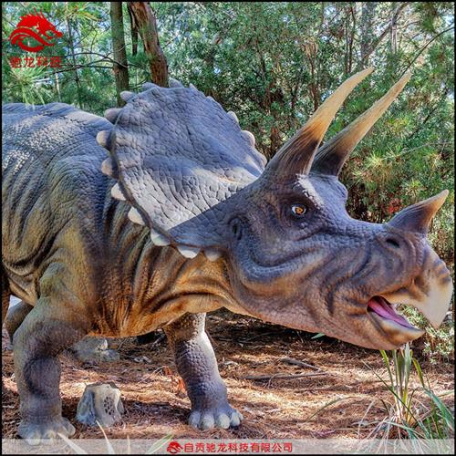 仿真恐龙戟龙模型机械仿生橡胶软体恐龙博物馆软体电动恐龙公司
