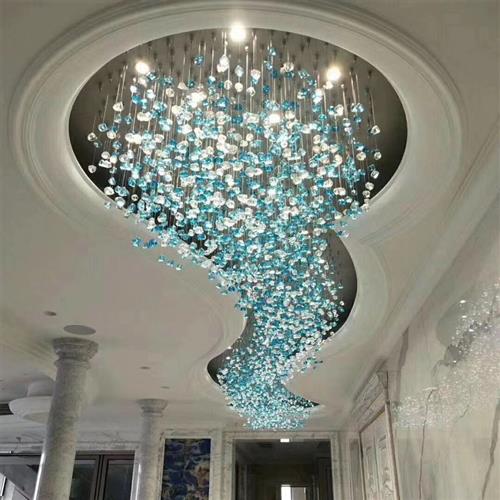 非标定制酒店大堂吊灯工程大型造型灯具个性创意售楼部沙盘客厅灯