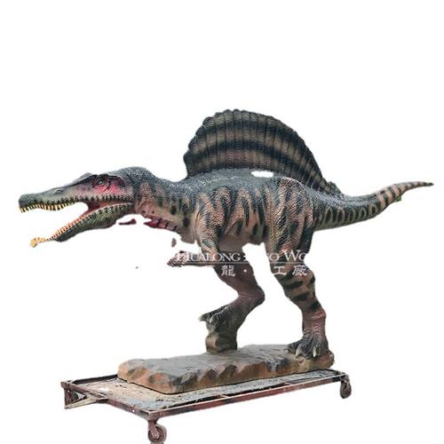 仿真恐龙源头厂家森林主题乐园引流产品机械电动棘背龙模型