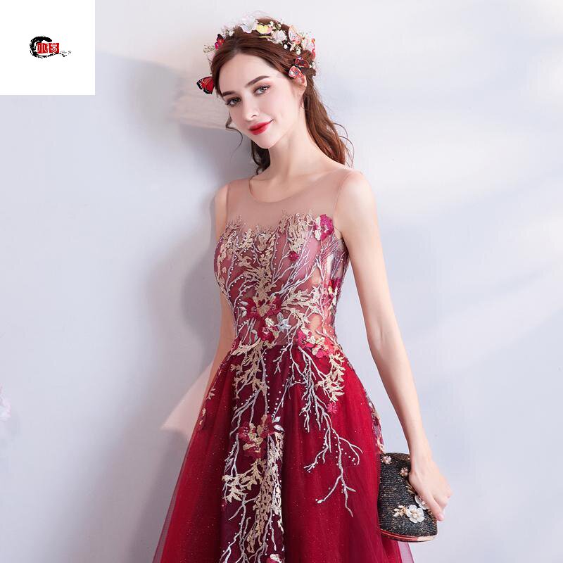 Angel's wedding dress Noble Luxurious Claret bride Toast clothing Banquet Annual meeting show Wedding dress 9011tin the Play mode/Anime/Periphery/cos/Board games ,  Cosplay Apparel/Props/Service ,  Cosplay Women  category - from Buy2taobao.com to provide professional Taobao agent buy service