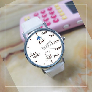 新品名侦探周边手表基德灰原哀安室透柯南同款女学生休闲表礼物腕