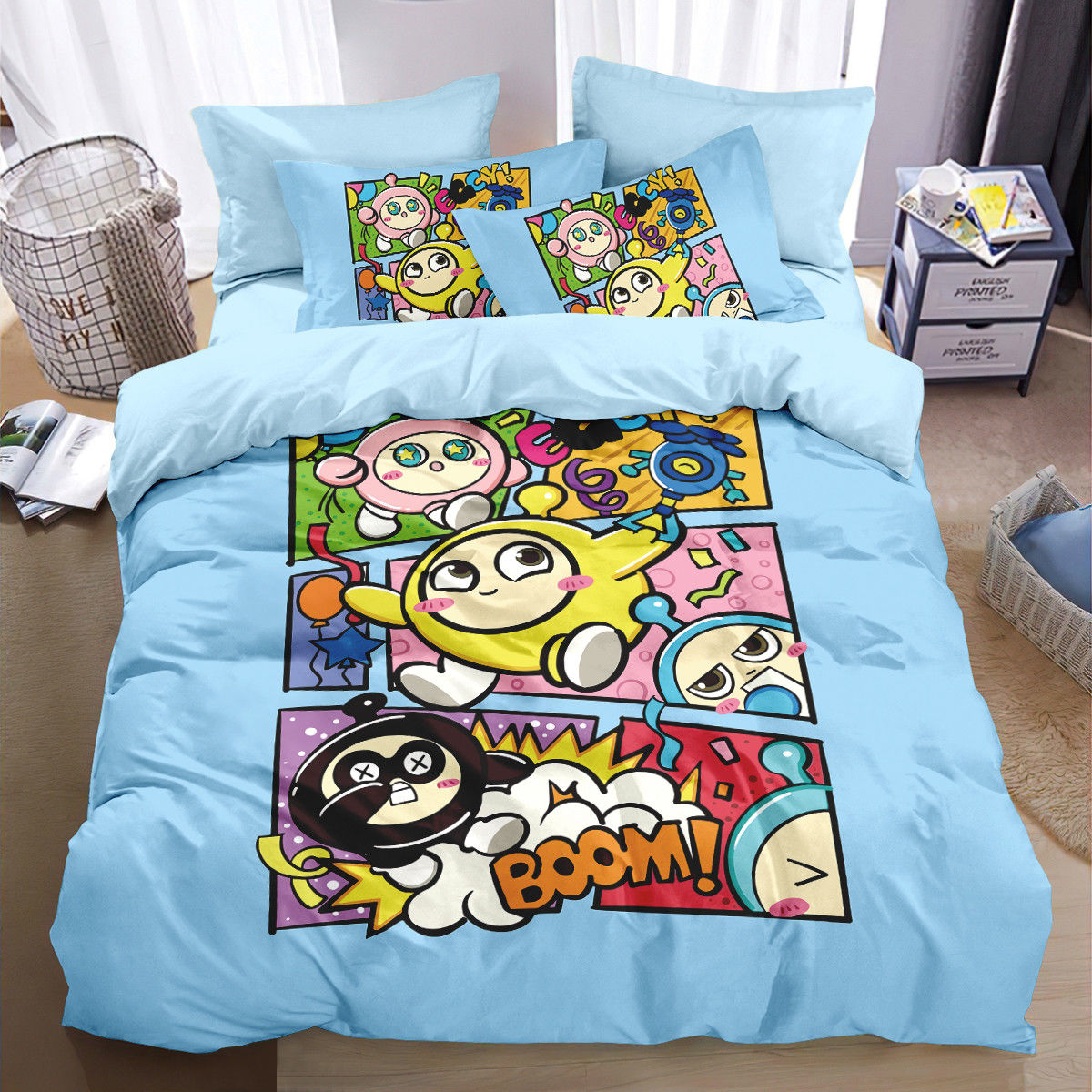 2025蛋仔派对卡通纯棉床