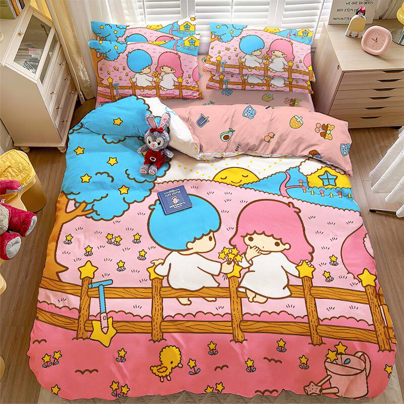 26新品双子星可爱少女床