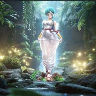 2026ZB 朱雀布尔玛 七龙珠手办 高度30cm 美少女 动漫人物摆件 礼