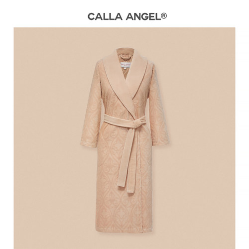 CallaAngel进口埃及时尚提花浴袍