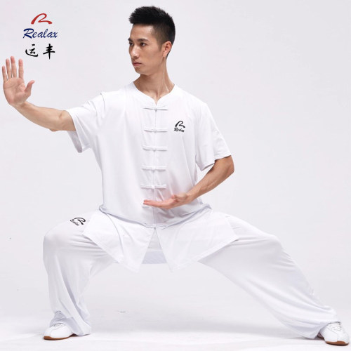 运丰太极春夏新款牛奶丝练功服