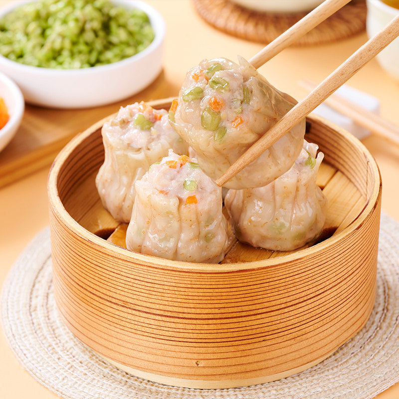 包道青麦干蒸烧卖300g/袋12只装