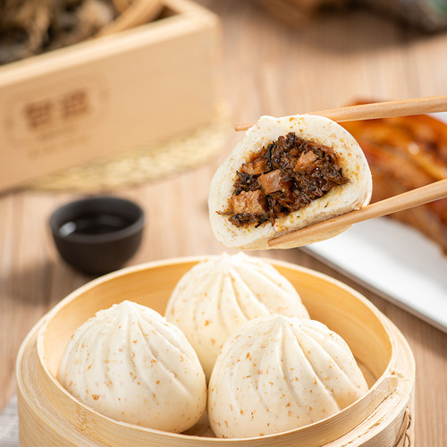 包道梅菜卤肉包486克/袋9个装