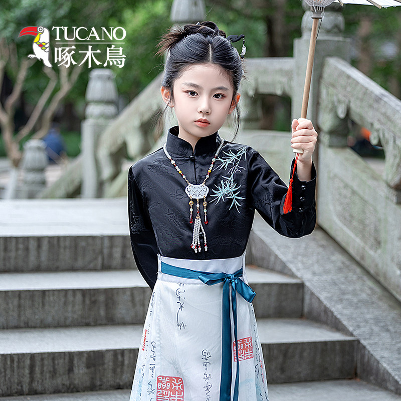 巨巨巨有气质~夏薄款女童马面裙