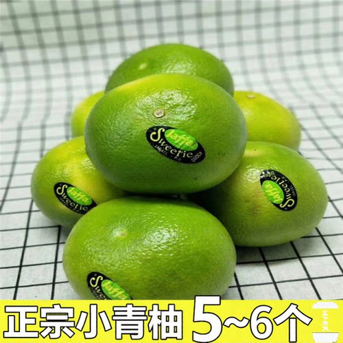 正宗小青柚子5~6个装大果jaffa