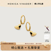 Monica 情人节送礼 Vinader莫妮卡心动耳环小心愿心形耳饰新年礼