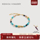 Monica Vinader莫妮卡手链Rio Beaded缤纷宝石串珠手链手饰女夏日