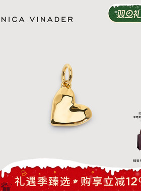 Monica Vinader莫妮卡熔岩之心吊坠设计小众项链轻奢心形圣诞礼物