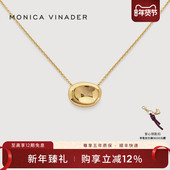 Monicavinader 莫妮卡 Aria鹅卵之诗项链优雅简约气质高级