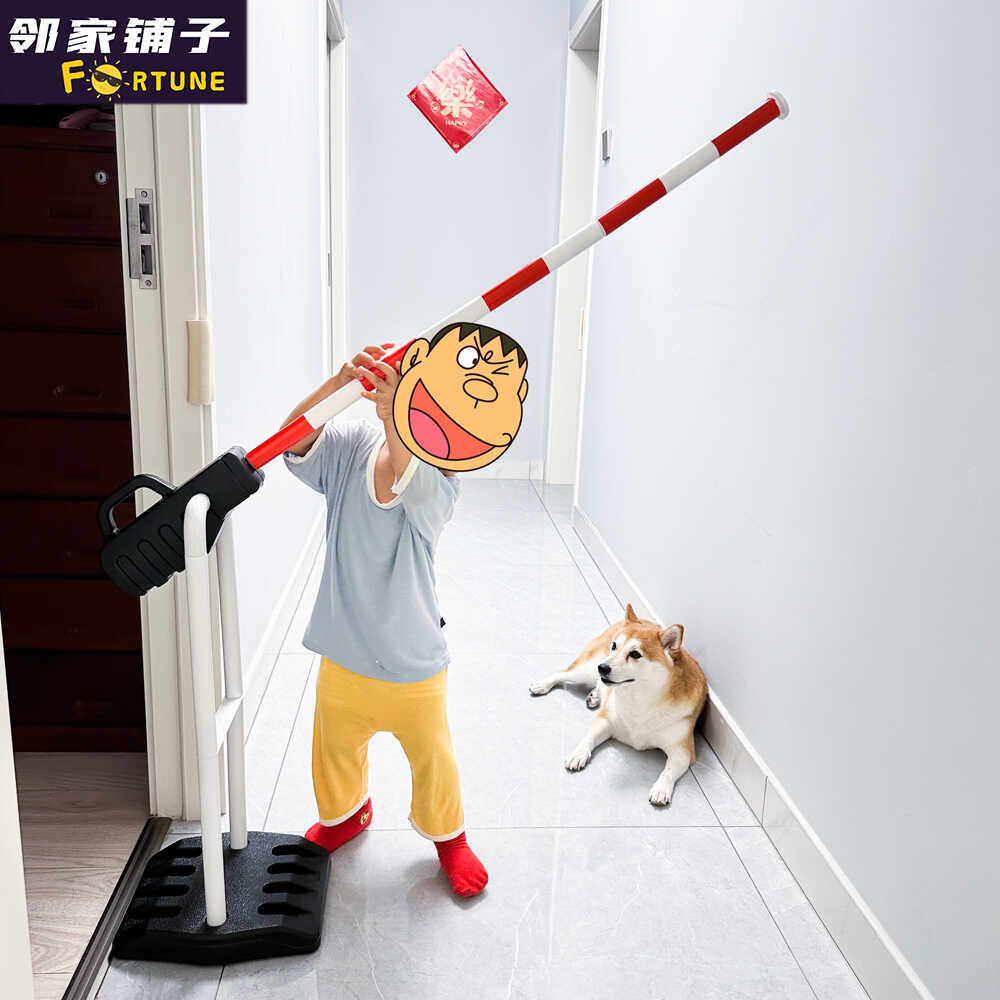 道闸停车场升降杆拦截杆交通教育模拟玩具68cm高