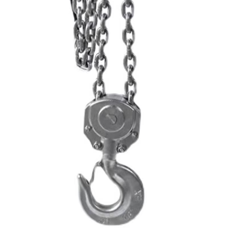 34不锈钢电葫芦 不锈钢链条运行式0.5T1T动2T510T0起1吨3米重吨葫