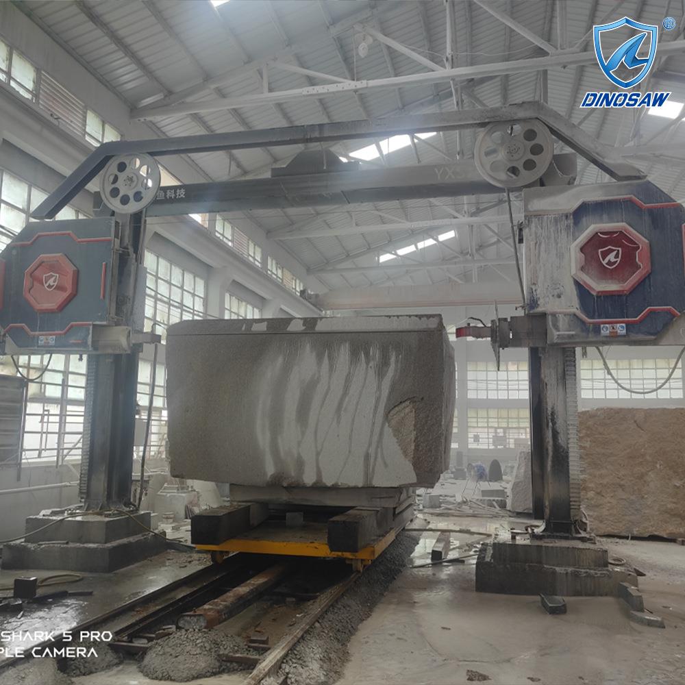 金石XBSJ-350串绳荒锯刚石材大理珠石修边智能数控整形机多用途料