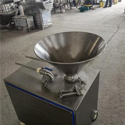 白肠衣灌肠味液机川腊肠液压蛋灌肠设备QWE不锈钢立式压灌肠机