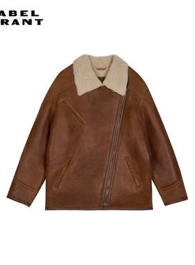 ISABEL MARANT2025秋冬新款ADELINA女式毛皮大衣女