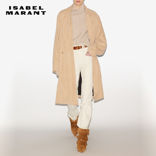 风衣外套女 ELLIE双排扣中长款 ISABEL MARANT2025早秋新款